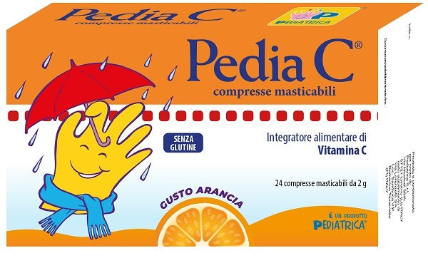 PEDIA C VIT.C ARANCIA 24CPR MAST