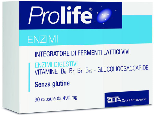 PROLIFE ENZIMI 30CPS 490MG