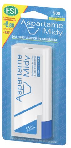 ESI ASPARTAME MIDY 500CPR DISP
