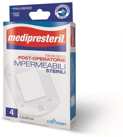 M/PRESTERIL MED.IMPERM7,5X10CMX4
