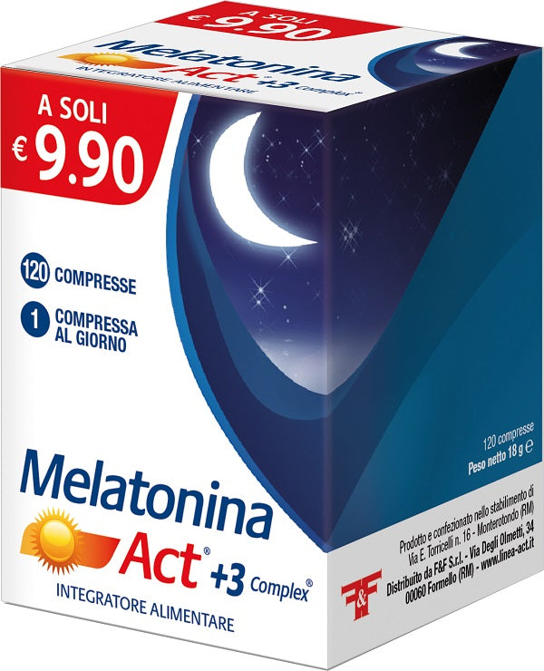 MELATONINA ACT+3 COMPL. OS120CPR
