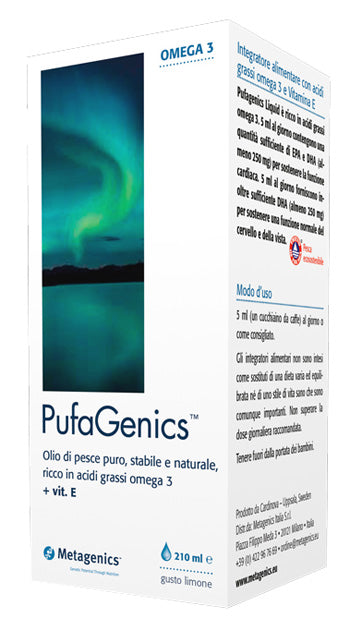 PUFAGENICS OMEGA 3 LIME 210ML