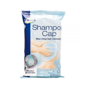 TENA SHAMPOO CAP CUFFIA UMIDIFI.