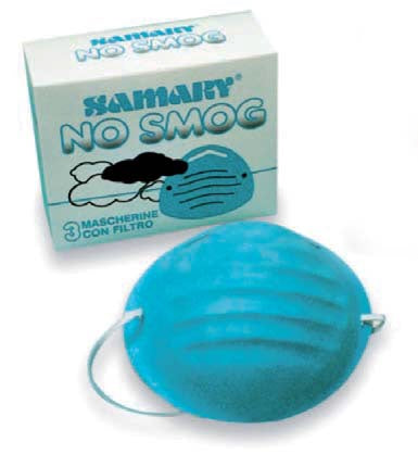 MASCHERINE C/FILTRO NO SMOG 3PZ