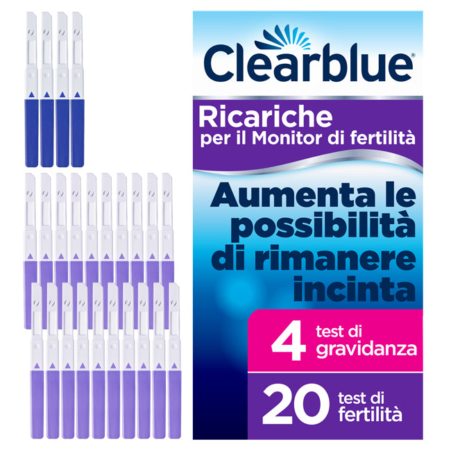 CLEARBLUE ADV.RIC.STICK 20+4
