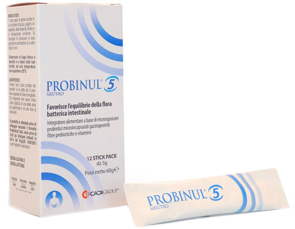 PROBINUL 5 NEUTRO 12STICKPACK
