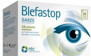 BLEFASTOP GARZA COT.OCULARE 28PZ