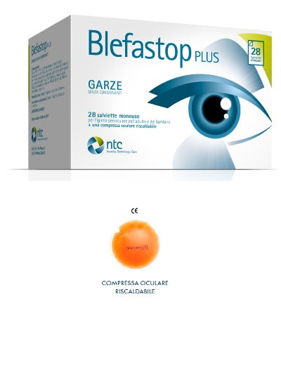 BLEFASTOP PLUS GARZA COT.OC.28PZ