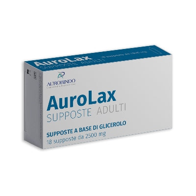 AUROLAX SUPPOSTE 18SUPP 2500MG