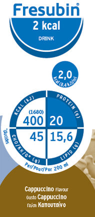 FRESUBIN 2KCAL CAPPUCCIN.4X200ML