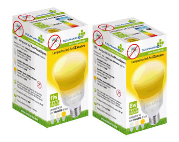 COLPHARMA ANTIZANZ.LAMPADINA 8W