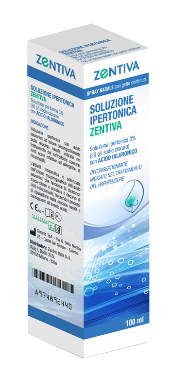 SOLUZIONE IPERTON. ZENTIVA 100ML