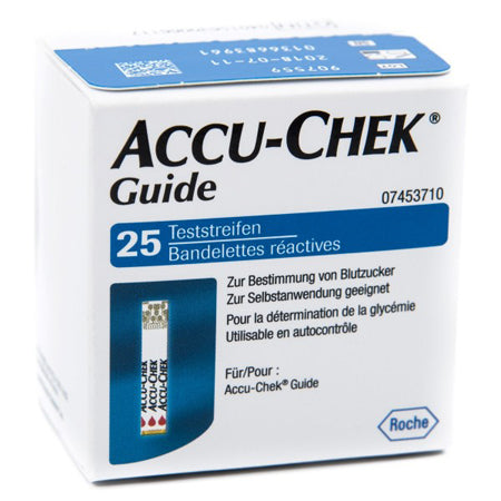 ACCU-CHEK GUIDE 25STRISCE