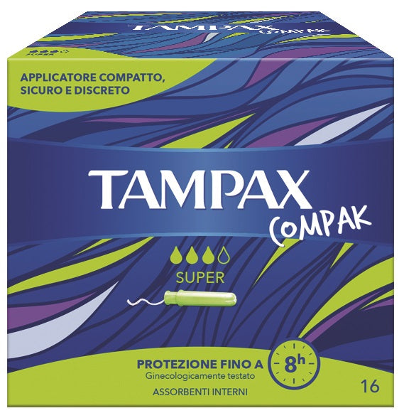 TAMPAX ASSORB.COMPAK SUPER X16