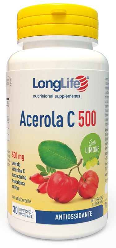 LONGLIFE ACEROLA C500 LIM. 30CPR