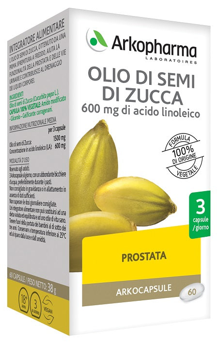 ARKOCAPSULE OLIO SEMI ZUCCA60CPS