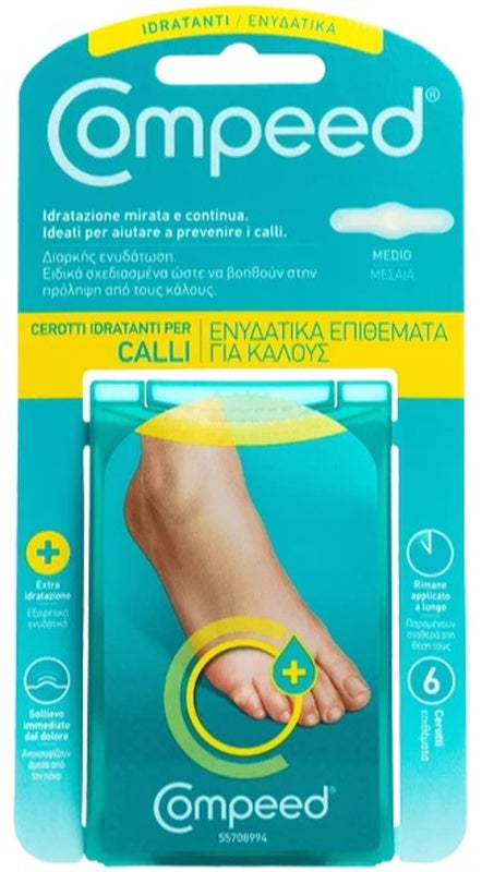 COMPEED CER.CALLI IDRATANTI 6PZ