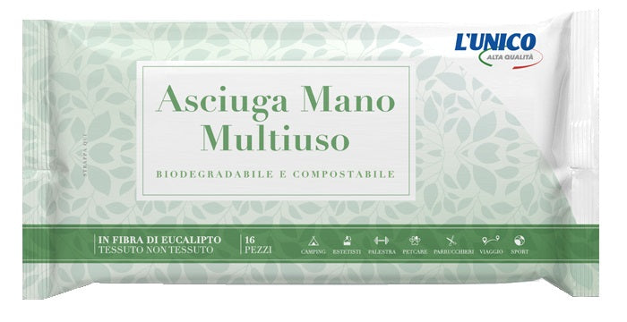 L UNICO ASCIUGA MANO MULTIU.16PZ
