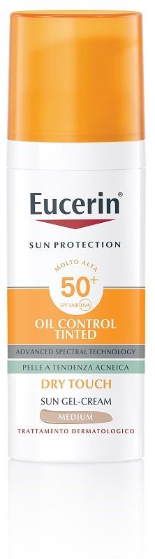 EUCERIN SUN OIL CONT.50+TINT50ML