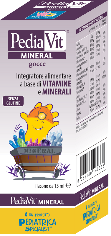 PEDIAVIT MINERAL GOCCE 15ML