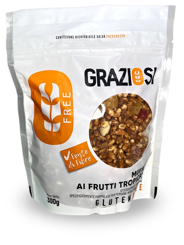 MUESLI FRUTTI TROPICALI S/GL300G