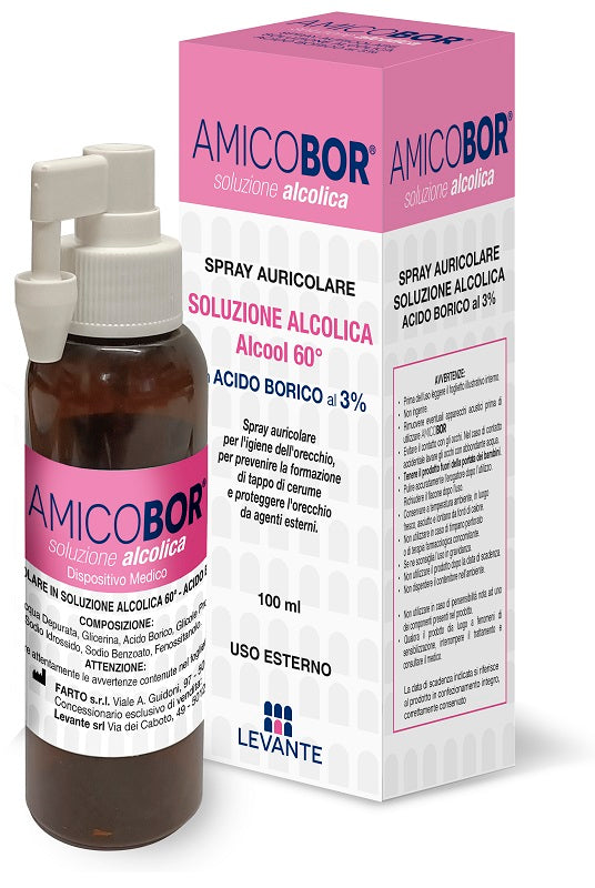 AMICOBOR SOLUZ.ALCOLICA 100ML