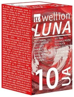 WELLION LUNA AC.URICO 10STRISCE