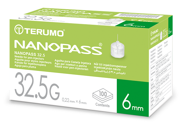 NANOPASS AGO 32,5G 0,22X6MM X100