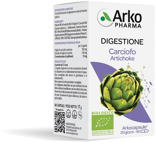 ARKOCAPSULE CARCIOFO BIO 40CPS
