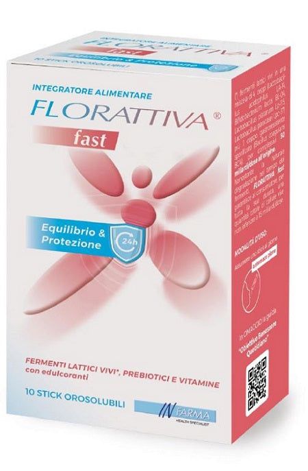 FLORATTIVA FAST OROSOL. 10STICK