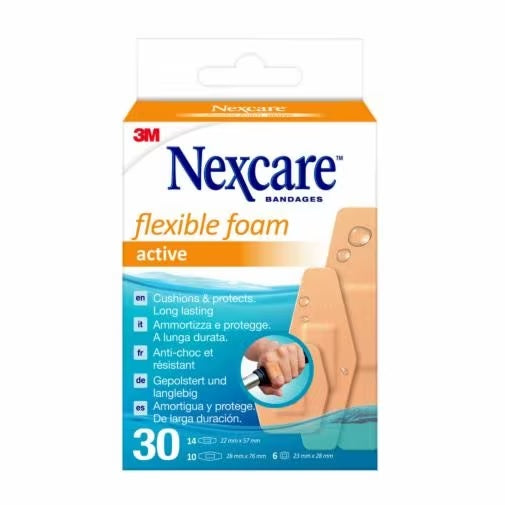 NEXCARE ACTIVE FLEXIBLE 30CER.3F