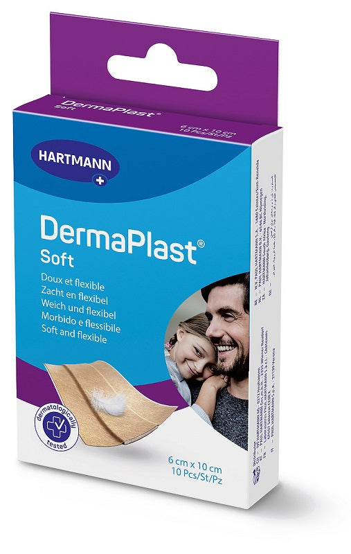 DERMAPLAST SOFT CER.10STR.6X10CM