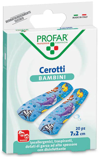 PROFAR CEROTTI BAMBINI 7X2CM X20