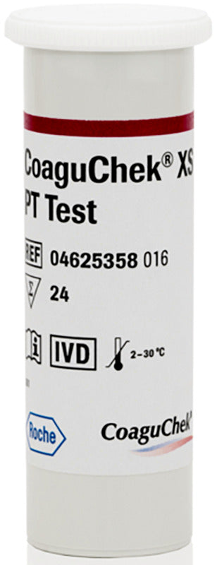 COAGUCHEK XS PT TEST 6STR