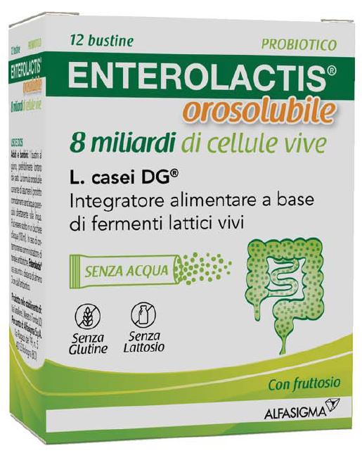 ENTEROLACTIS OROSOLUBILE 12BS