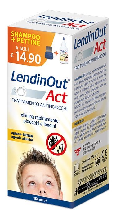 LENDINOUT ACT A/PIDOCCHI 150ML