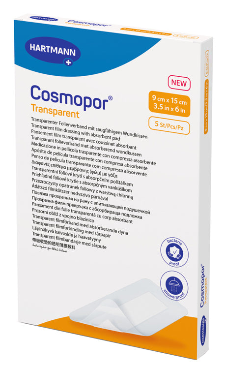 COSMOPOR TRASP.MEDIC 9X15CM 5PZ