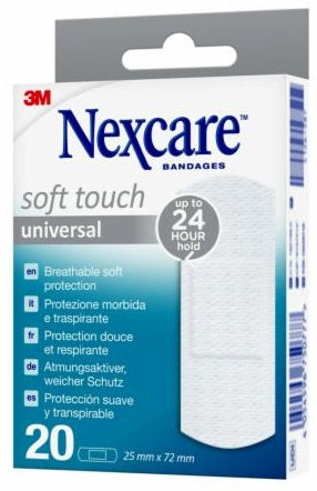 NEXCARE SOFT TOUCH 20CER.25X72MM