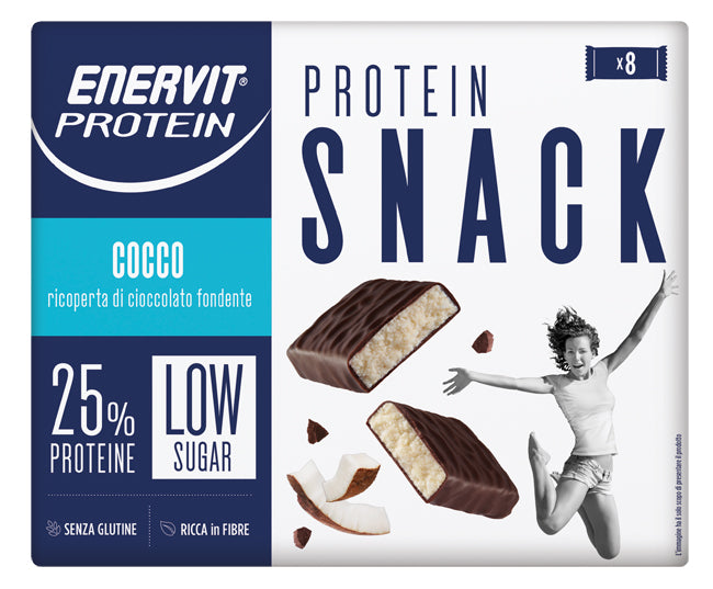 ENERVIT PROT.SNACK COCCO LS 8PZ