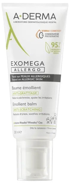 A-DERMA EXOMEGA ALLERGO BAL200ML