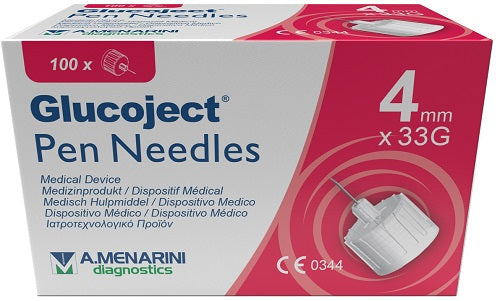 GLUCOJECT AGO PENNA 4MM G33 X100