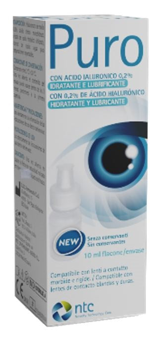 PURO GOCCE OCULARI AC.IALUR.10ML