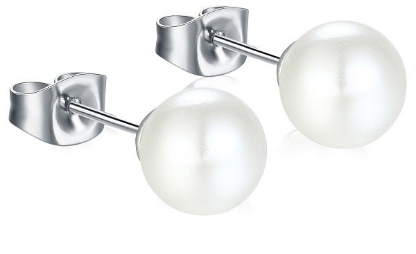 ORECCHINI PERLA 8MM 12MM