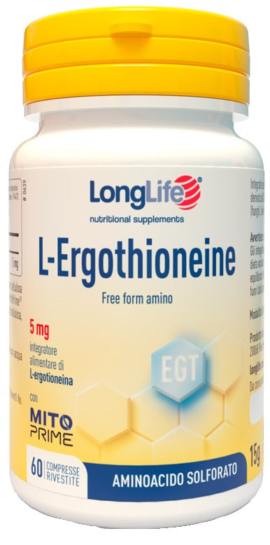 LONGLIFE L-ERGOTHIONEINE 60CPR
