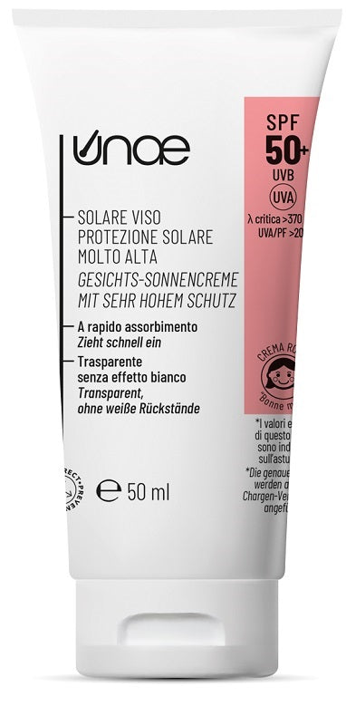 UNAE SOLARE VISO INVISIB SPF50+