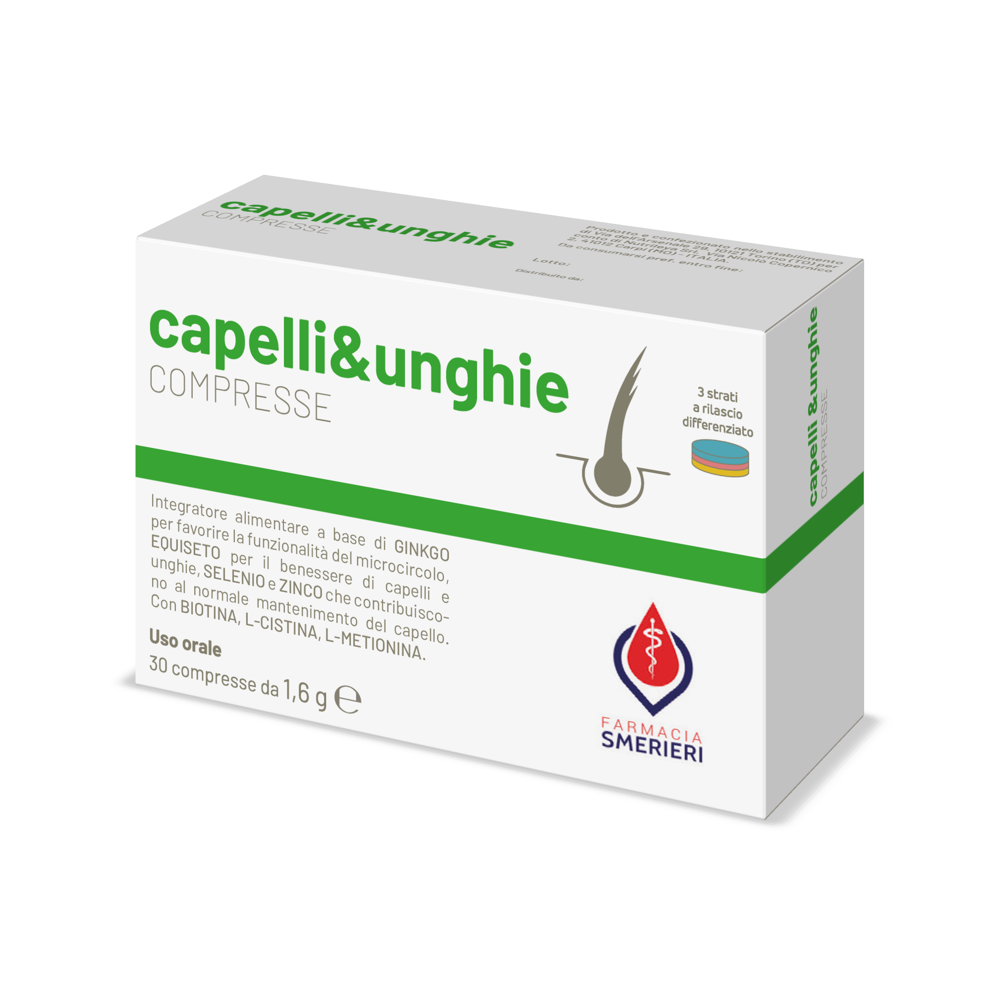 CAPELLI COMPRESSE 30cpr