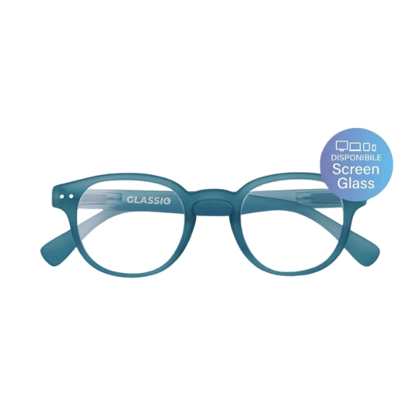 GLASSIO NEWPORT OCCHIALE AZZURRO +2,0