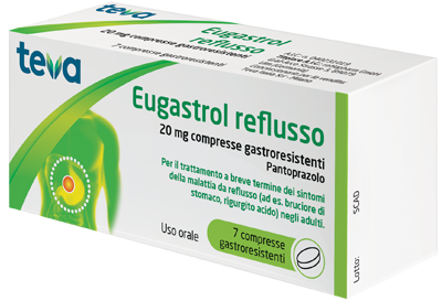 EUGASTROL REFLUSSO*7CPR 20MG
