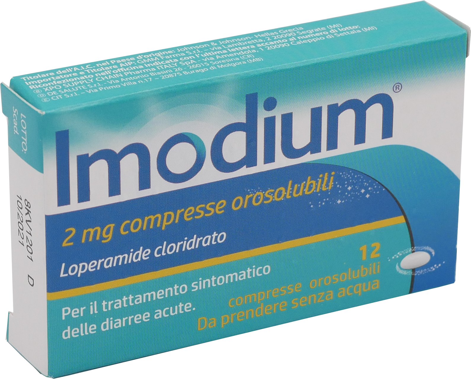IMODIUM*12CPR OROSOL 2MG