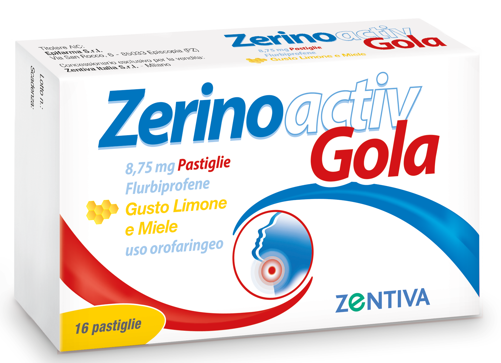 ZERINOACTIV GOLA*16PASTL LIM M